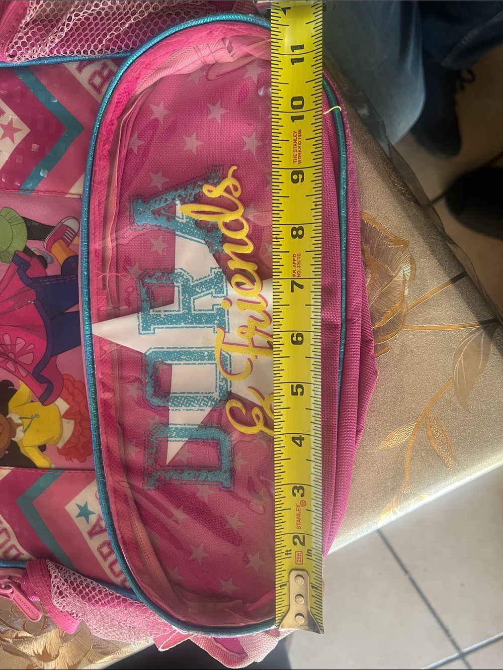Nickelodeon Dora & Friends Pink Purple Kids Backpack - Picture 9 of 9